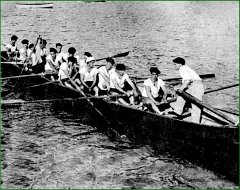 Trainera de Sestao en Bilbao.8-1935.